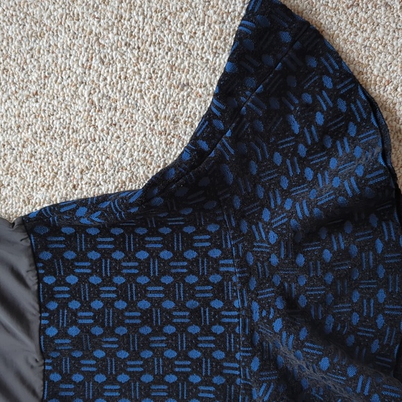 MAJE Paris dress, blue and black.  Size 34 - Picture 2 of 11
